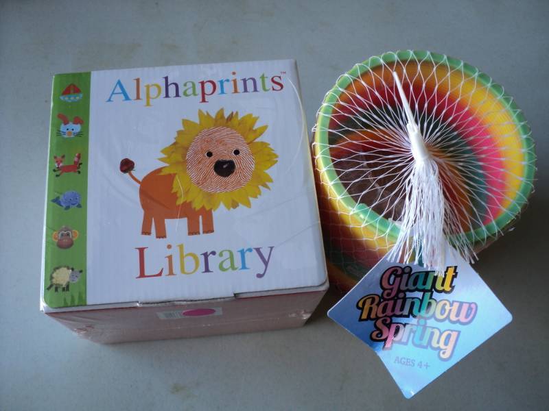 lot 102 image: Alphaprints book and Giant Rainbow ...