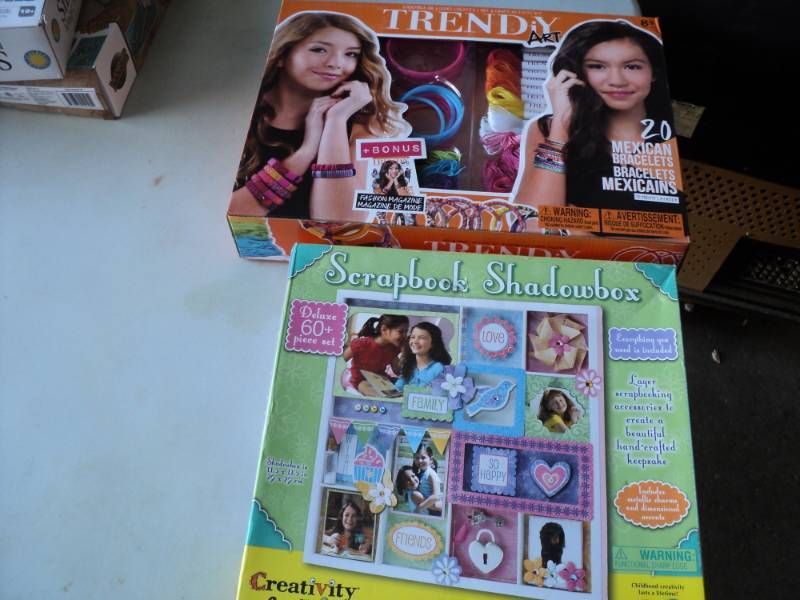 lot 114 image: Scrapbook Shadow Box and Trendy Bra...