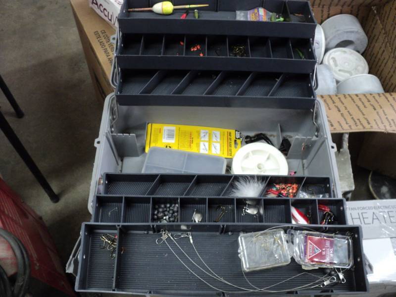 Lid Locker Tackle Box with Contents, Shop Equipment, Tools, Household,  LED, Garden, Food, More!