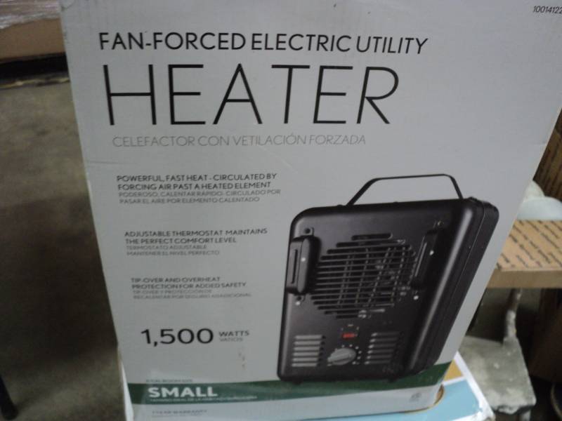 lot 21 image: Fan Forced Electric Utility Heater...