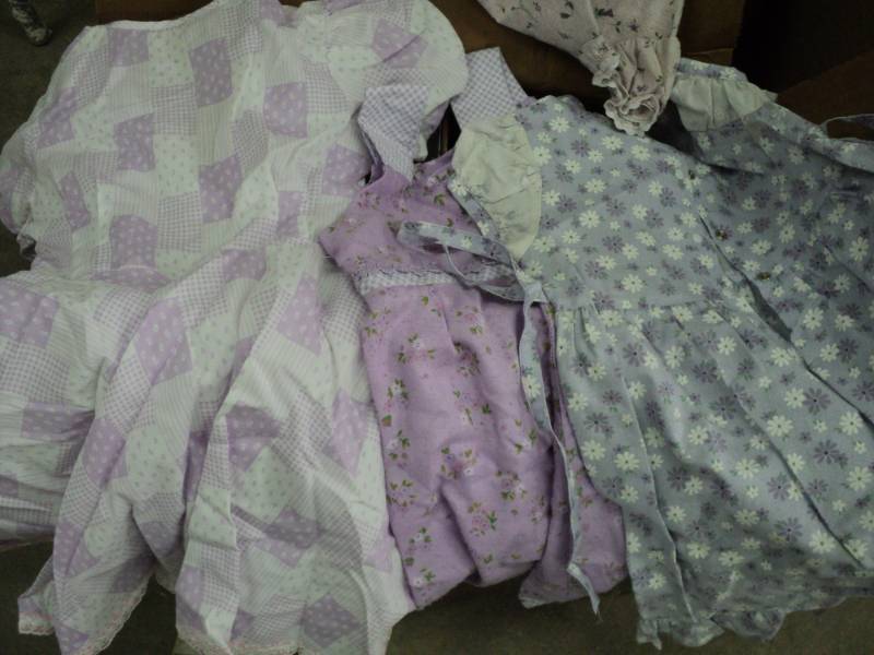 lot 31 image: Hand Sewn Little Girl Dresses, Hugh...