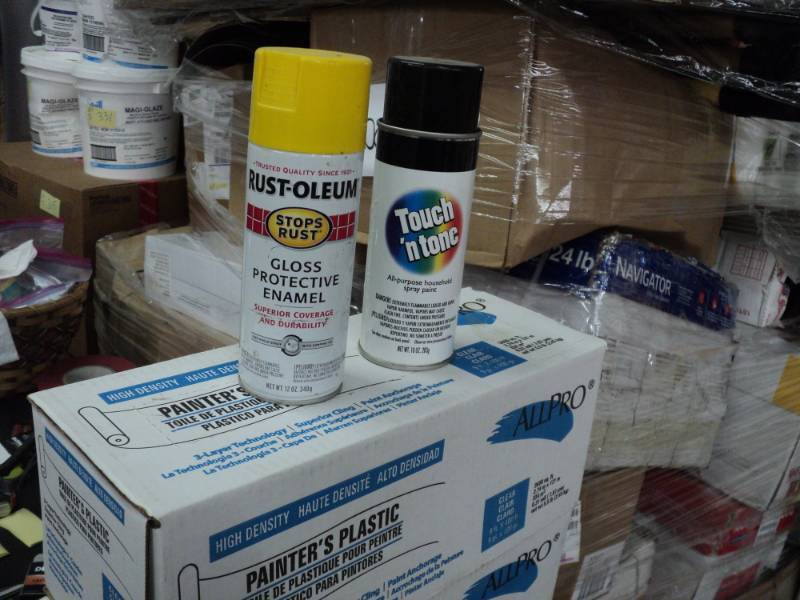lot 40 image: all Pro Painters Plastic 3600 sq. f...