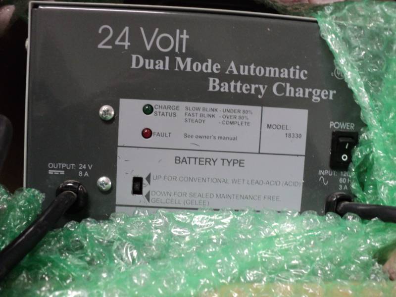 lot 56 image: 24 Volt Dual Mode Automatic Battery...