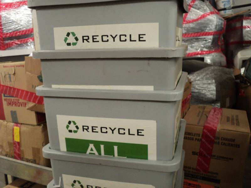 lot 79 image: 4 Recycle Containers...