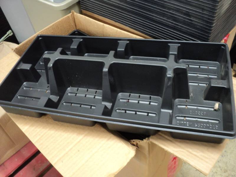 lot 86 image: 45 Trays for Pots- 8 per tray for 4...