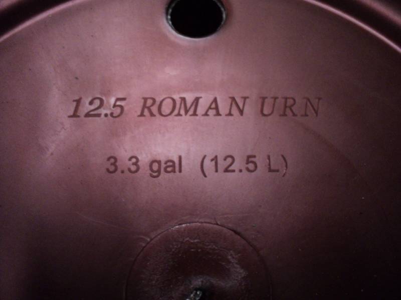 lot 91 image: Case of 20 Urns- 12 Diameter 11 H...