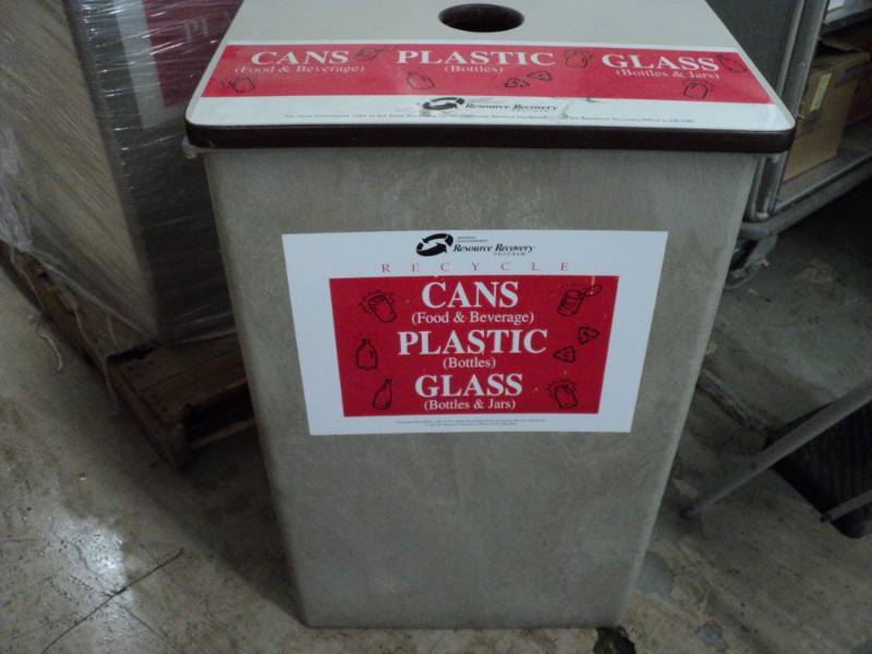 lot 101 image: 2 Large Recycle Containers- with in...