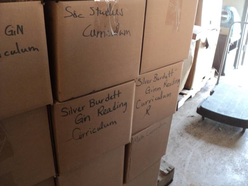 lot 109 image: 9 Boxes of K-8 Curriculum...