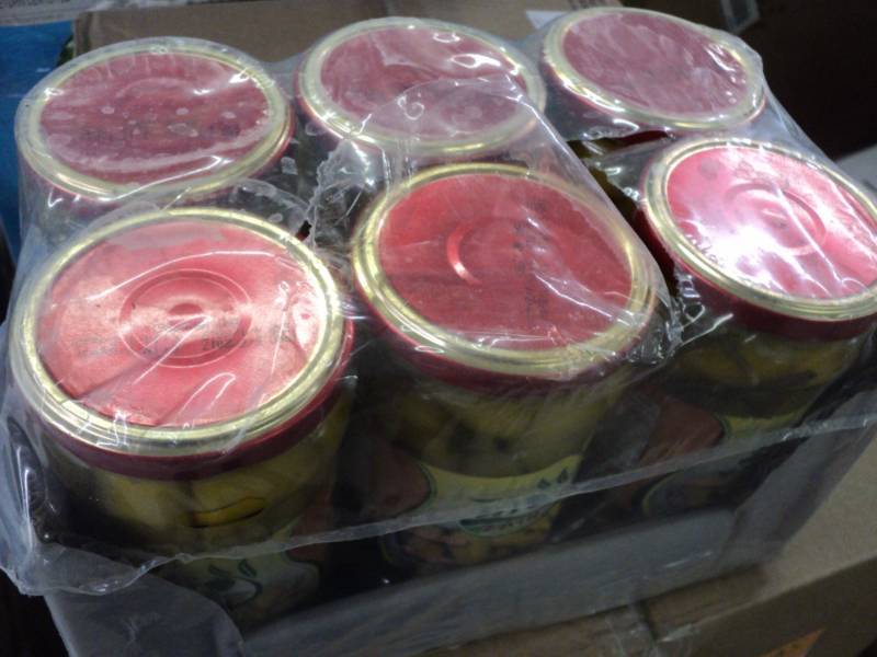 lot 126 image: 4 - 6 packs Zain Whole Green Pepper...