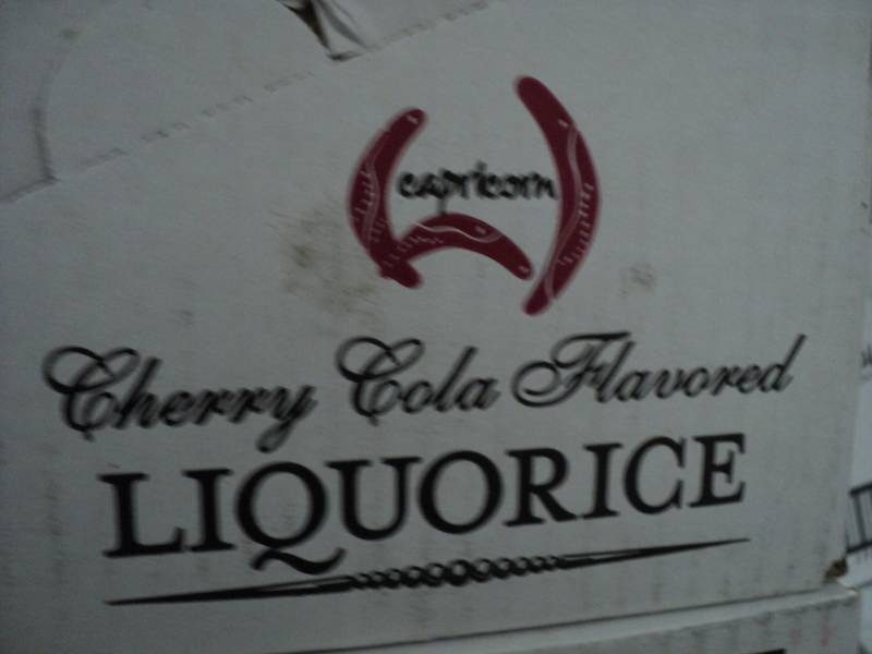 lot 136 image: 2 Boxes of Cherry Soda Liquorice 8...