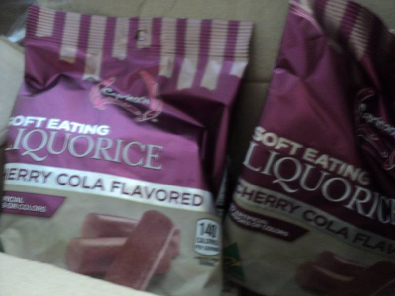lot 137 image: 2 Boxes of Cherry Soda Liquorice 8...