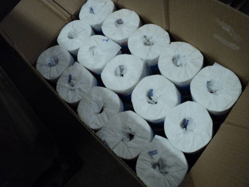 lot 148 image: Case of 60 Weis Bath Tissue 1 ply S...