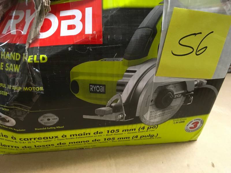 lot 56 image: RYOBI 4 in. Tile Saw