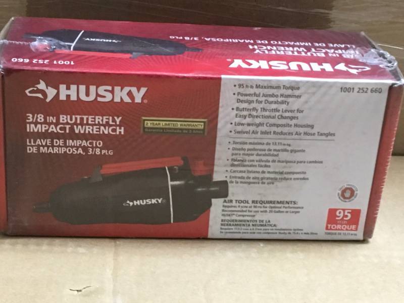 lot 76 image: Husky 38 in. Butterfly Impact Wrench