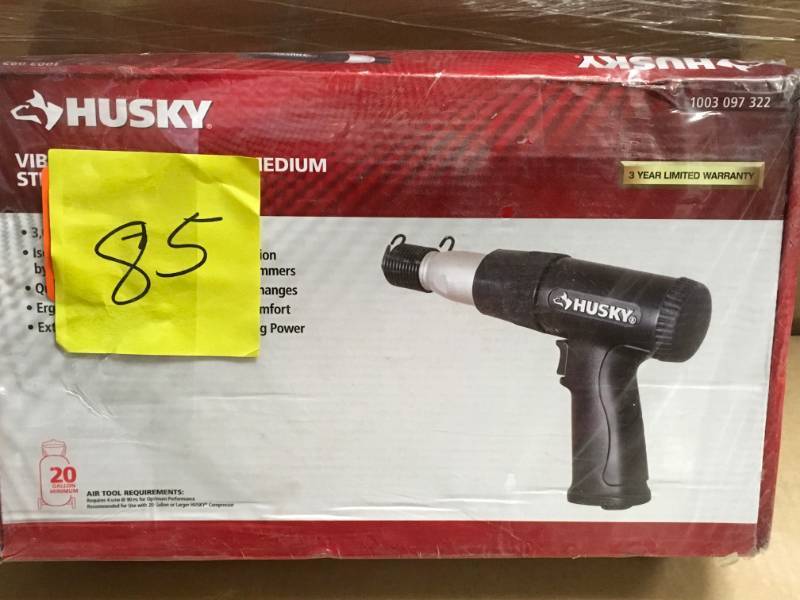 lot 85 image: Husky Vibration Damped Medium Stroke Air Hammer in good working condition