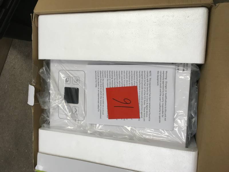 lot 16 image: Crane 1500-Watt Digital Infrared Heater with Wi-Fi Phone App - White in good working condition