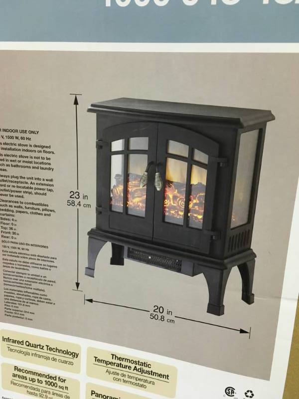 lot 35 image: Hampton Bay, Legacy 1,000 sq. ft. Panoramic Infrared Electric Stove in good working condition