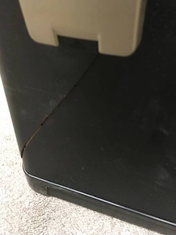 lot 43 image: Honeywell 1.06 cu. ft. Molded Fire Resistant and Waterproof Legal Document Storage Chest with Key and Double Latch Lock DAMAGE CRACKED ON LEFT SIDE