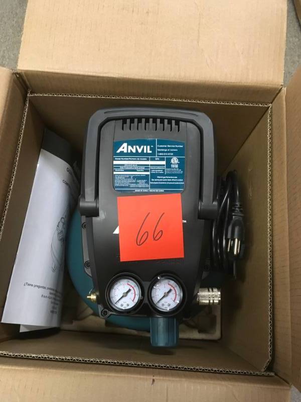 lot 66 image: ANVIL 2G Pancake Air Compressor  in good working condition