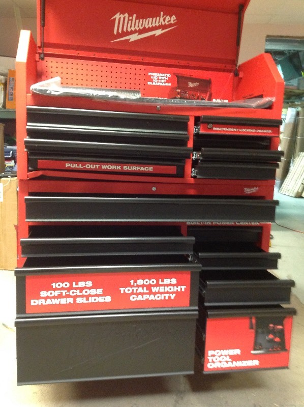 Milwaukee 46 In 16 Drawer Steel Tool Chest And Rolling Cabinet