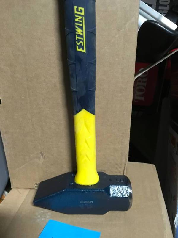 lot 13 image: Estwing 64 oz. Steel Blacksmith Hammer in very good condition