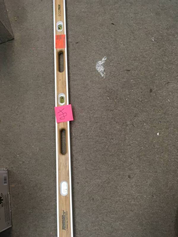 lot 84 image: Johnson 48 in. Eco-Tech Bamboo Level  in very good condition