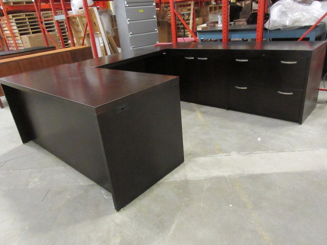 JASPER U SHAPE DESK WITH SIT STAND RETURN