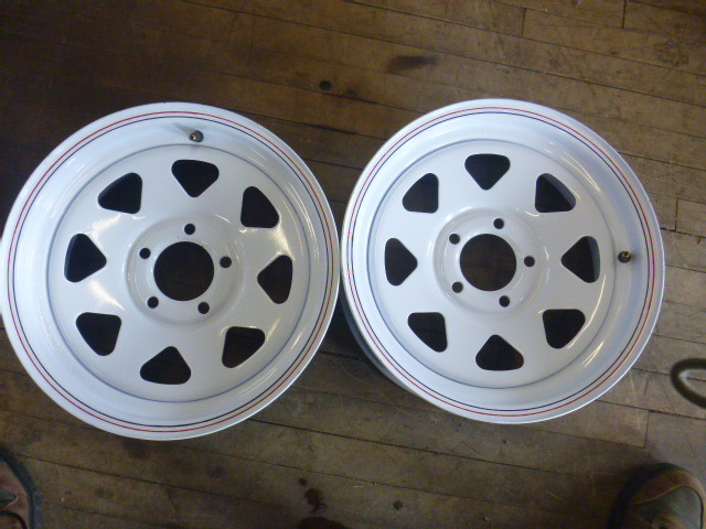 lot 9 image: 2 NEW Trailer Tire Rims