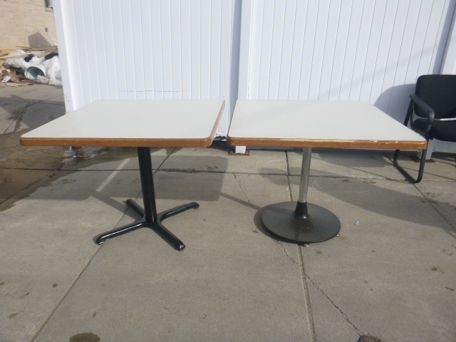 lot 19 image: 2 Restaurant Style Tables
