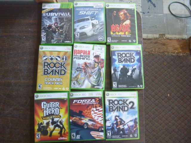 lot 32 image: 9 XBox 360 Games