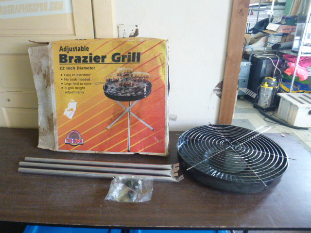 lot 56 image: Tru-Burn Adjustable Brazier Grill