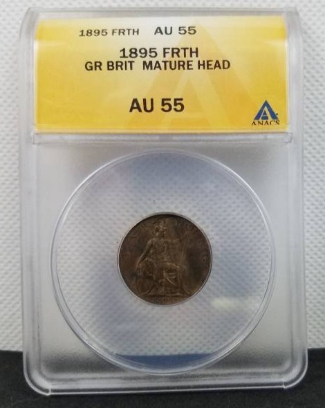 lot 23 image: 1895 FRTH AU 55 GR BRIT Mature Head
