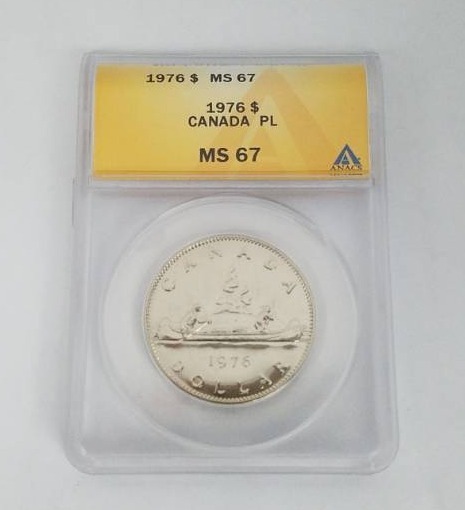 lot 48 image: 1976 MS 67 Canada PL