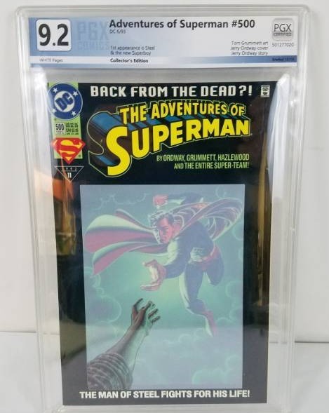 lot 115 image: Adventures of Superman #500 DC Comics 693