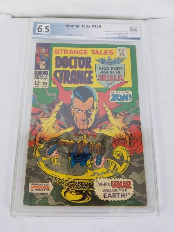 lot 116 image: Strange Tales Marvel May 1967 Graded Comic #156 Doctor Strange