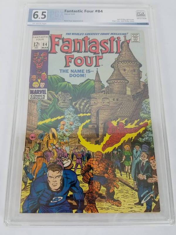 lot 118 image: Fantastic Four #84 6.5 Marvel Graded Comic Book March 1969