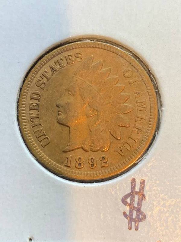 1892 Indian Head Penny (High Grade)