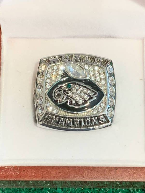 Carson Wentz Philadelphia Eagles Super Bowl Replica Ring Size 11