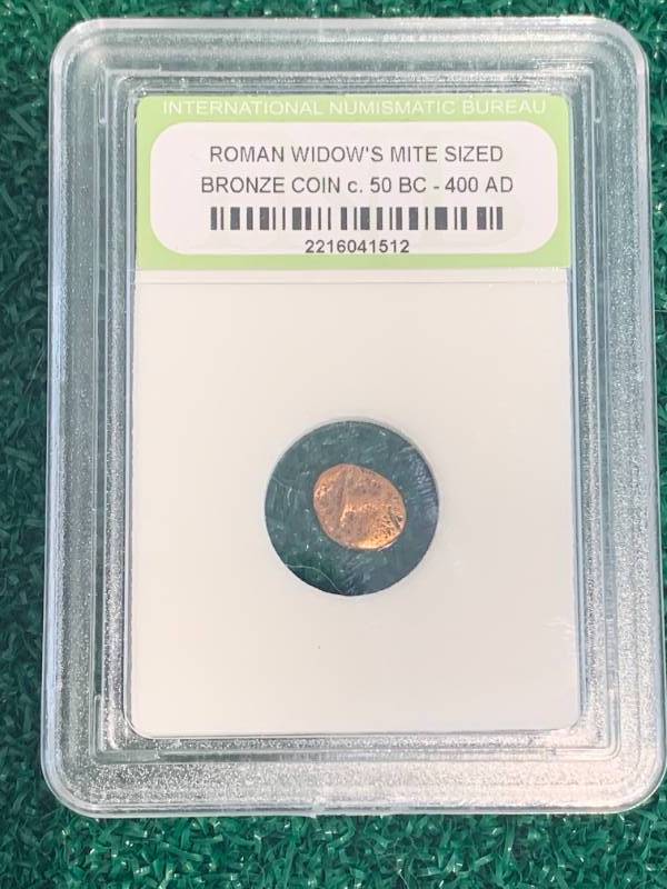 Widows Mite Biblical Coin from 50-400 AD