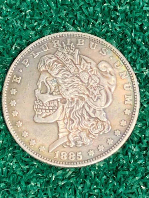 1885 Morgan Dollar Zombie Coin
