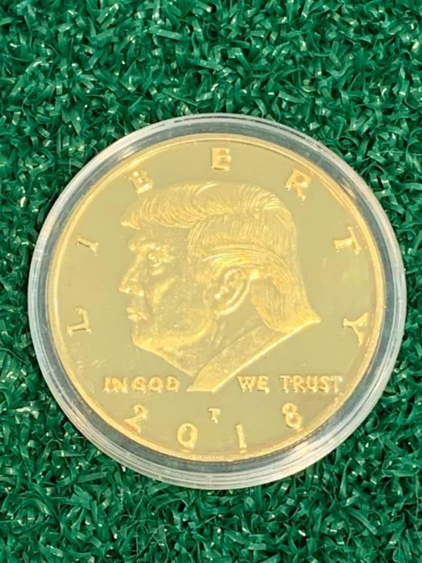 Donald Trump 24kt Gold Plated Coin