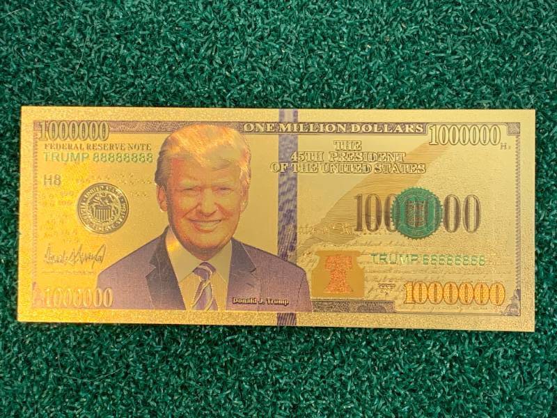 Donald Trump $1,000,000 Bill