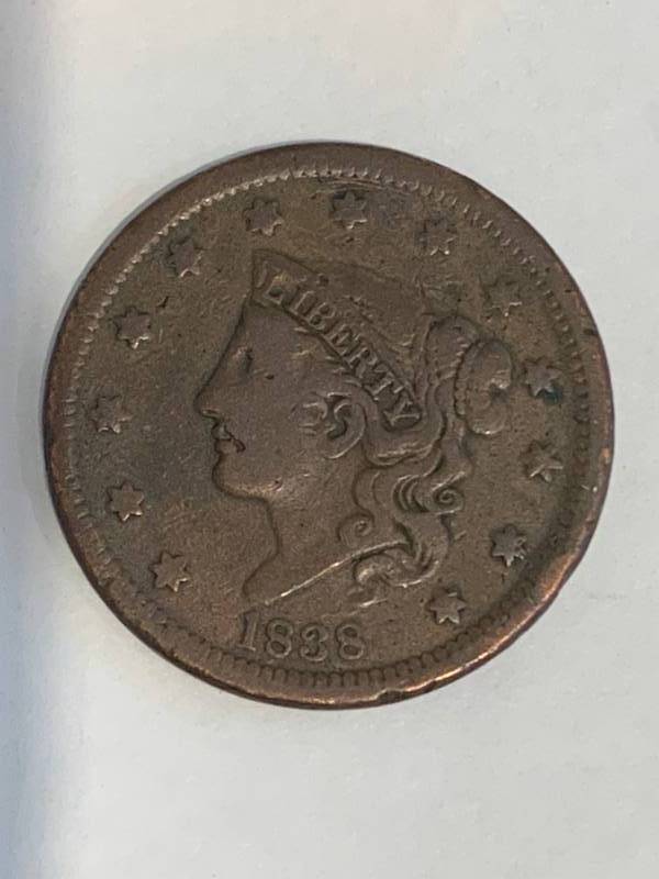 1838 Large Cent
