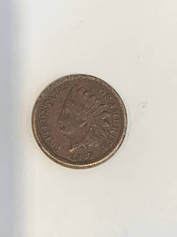 1860 Indian Head Penny (rare date)