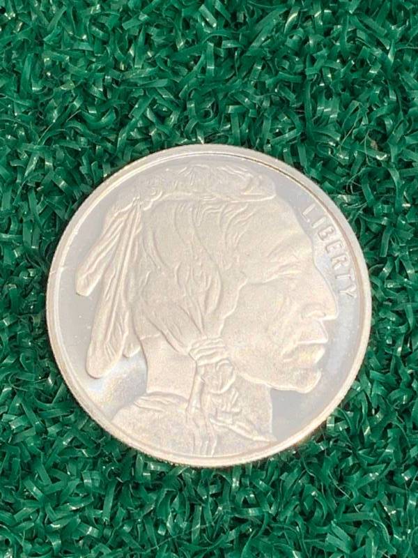 .999 Silver 34oz Bison Sioux Coin