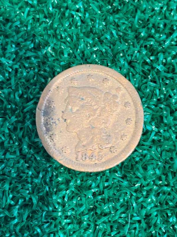 1845 Large Cent
