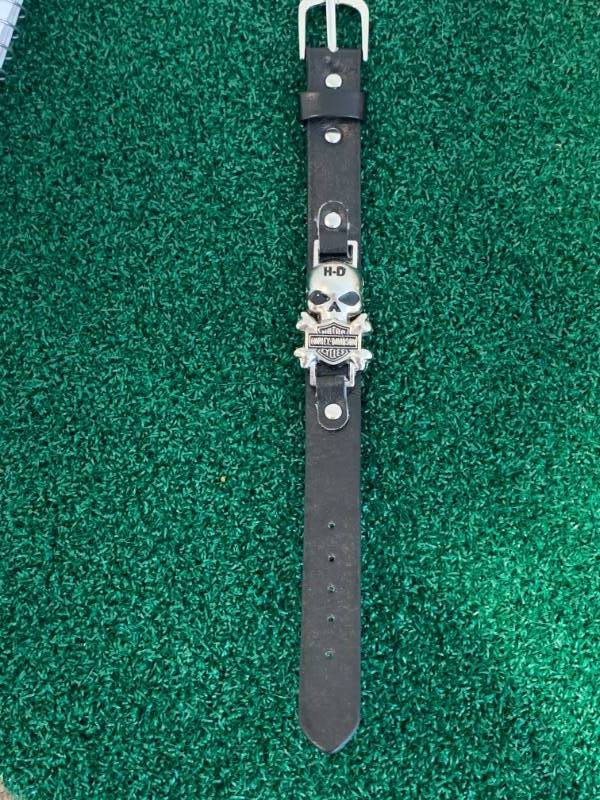 Harley Davidson Leather Bracelet