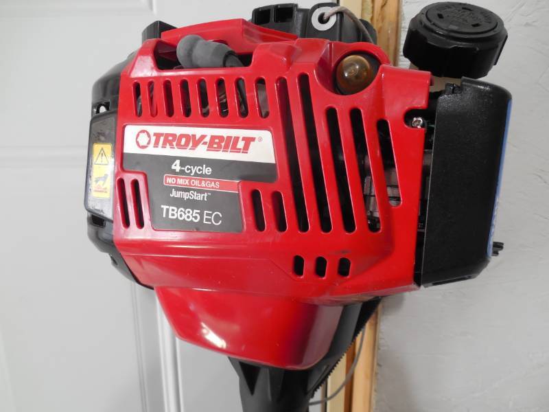 Troy-Bilt 30 cc 4-Cycle Straight Shaft Attachment Capable Gas Trimmer ...