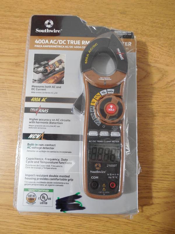 lot 72 image: Southwire Digital Clamp Meter