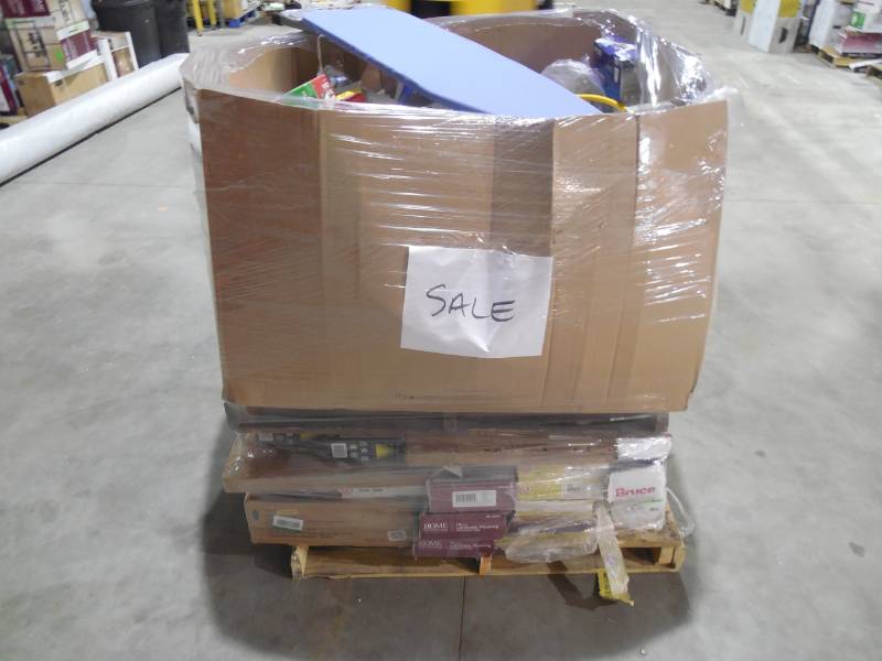 PALLET LOT OF GENERAL MERCHANDISE , TOOLS & HARDWARE
